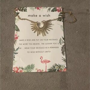 Gold Sunburst Necklace